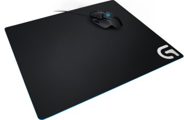 Logitech G G640 Tappetino per mouse per gioco da computer Nero, Bianco