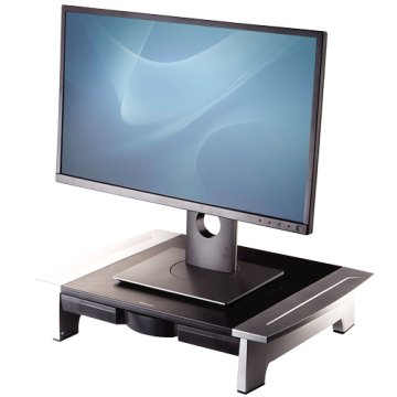 Fellowes Office Suites 71,1 cm (28") Scrivania Nero, Argento