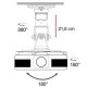 Techly Staffa Universale a Soffitto per Proiettore, Bianco (ICA-PM 100WH) 5