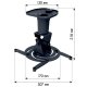 Techly Staffa Universale a Soffitto per Proiettore, Nero (ICA-PM 100BK) 4