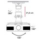 Techly Staffa Universale a Soffitto per Proiettore, Nero (ICA-PM 100BK) 5