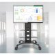 Techly Supporto a Pavimento con 2 Mensole Trolley TV LCD/LED/Plasma 32-70