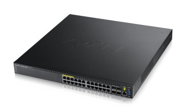Zyxel GS3700-24HP Gestito L2+ Gigabit Ethernet (10/100/1000) Supporto Power over Ethernet (PoE) Nero
