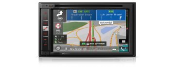 Pioneer AVIC-F970BT navigatore A spina 15,8 cm (6.2") Touch screen Nero