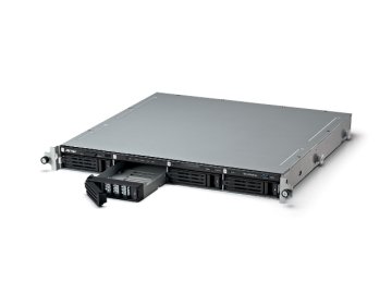 Buffalo TeraStation 5400 8TB NAS Rack (1U) Intel Atom® D2700 2 GB DDR3 HDD Linux Nero, Grigio