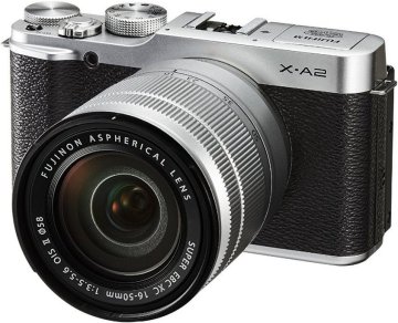 Fujifilm X-A2 + XC16-50mm MILC 16,3 MP CMOS 4896 x 3264 Pixel Nero, Argento