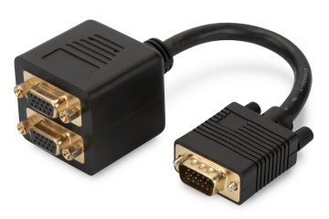 Digitus Cavo di aliment. Y monitor VGA