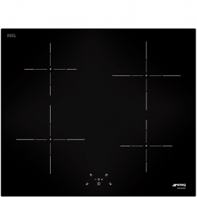 Smeg SI5642D piano cottura Nero Da incasso Piano cottura a induzione 4 Fornello(i)