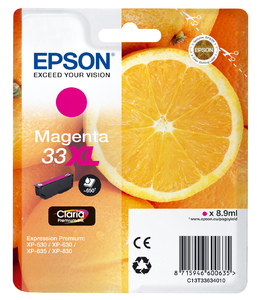 Epson Oranges C13T33634010 cartuccia d'inchiostro 1 pz Originale Magenta