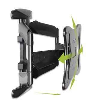 Just-Mounts JM600CS Supporto TV a parete 190,5 cm (75") Nero