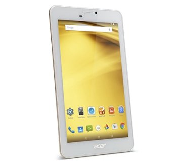 Acer Iconia B1-723-K1V5 3G Mediatek 16 GB 17,8 cm (7") 1 GB Wi-Fi 4 (802.11n) Android Oro, Bianco