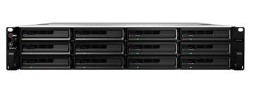 Synology RackStation RS3614XS server NAS e di archiviazione Server di archiviazione Armadio (2U) 4 GB DDR3 0 TB Nero