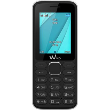 Wiko LUBI4 4,5 cm (1.77") 68 g Nero, Bianco Telefono di livello base