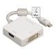 Hama mini DisplayPort - DVI/DisplayPort/HDMI DisplayPort + DVI + HDMI Bianco 3