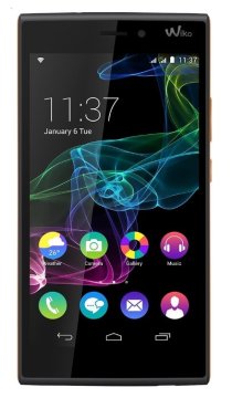 Wiko RIDGE 12,7 cm (5") Doppia SIM Android 4.4.4 4G Micro-USB 2 GB 16 GB 2400 mAh Nero, Arancione