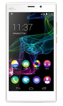 Wiko RIDGE FAB 4G 14 cm (5.5") Doppia SIM Android 4.4.4 Micro-USB B 2 GB 16 GB 2820 mAh Oro, Bianco