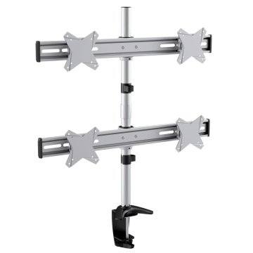 Sopar 23270 Supporti a parete per TV 58,4 cm (23") Scrivania Nero, Argento