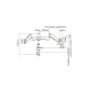 Sopar 23261 Supporti a parete per TV 68,6 cm (27