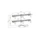 Sopar 23282 Supporti a parete per TV 58,4 cm (23