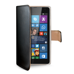 Celly WALLY custodia per cellulare Custodia a libro Nero