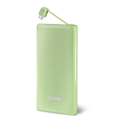 Celly PB3000GN batteria portatile Polimeri di litio (LiPo) 3000 mAh Verde