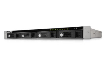 QNAP TVS-471U-RP NAS Rack (1U) Collegamento ethernet LAN Nero i3-4150