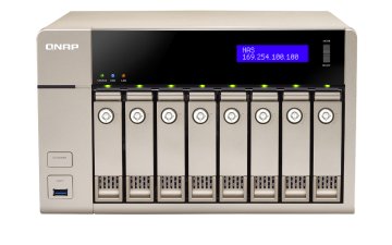 QNAP TVS-863 NAS Tower 4 GB DDR3L 0 TB QNAP Turbo System Oro