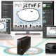 Buffalo LinkStation 441D NAS Marvell Armada 370 0,5 GB DDR3 4 TB HDD Nero 7