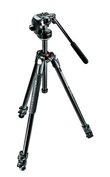 Manfrotto 290 XTRA Kit treppiede Fotocamere digitali/film 3 gamba/gambe Nero