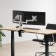 Neomounts Supporto da scrivania per monitor 4