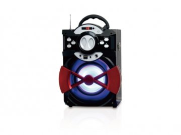Conceptronic CSPKBTBASSPARTY altoparlante portatile e per feste Nero, Rosso 20 W