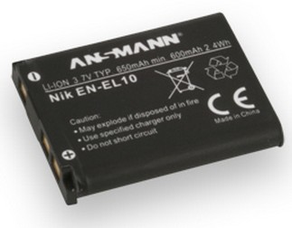 Ansmann A-NIK EN EL 10 Ioni di Litio 650 mAh