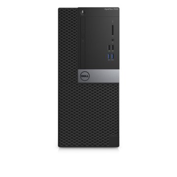 DELL OptiPlex 7040 Intel® Core™ i7 i7-6700 8 GB DDR4-SDRAM 500 GB HDD Windows 7 Professional Mini Tower PC Nero