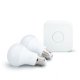 Philips Hue White 2 x E27 bulb Warm white light Starter kit E27 4