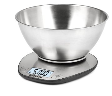 G3 Ferrari G20062 bilancia da cucina Acciaio inox Superficie piana Rotondo Bilancia da cucina elettronica