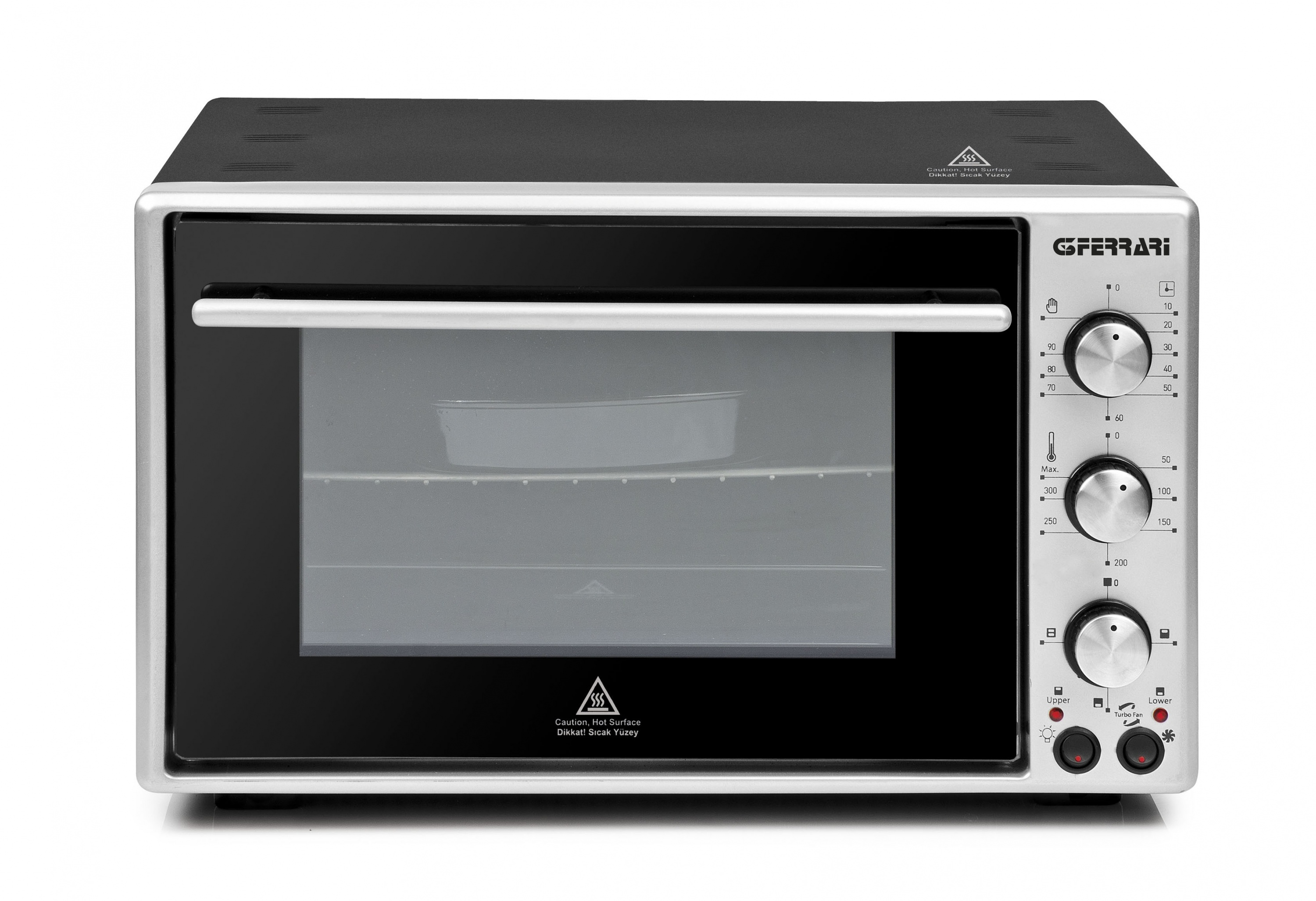 G1 0056 - G3 Ferrari Rosto 35 35 L 1320 W Nero, Argento Grill - Fornetti  elettrici - Cottura cibi - Negozi Elettronica Roma - Radionovelli