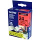Brother TZ-451 nastro per etichettatrice Nero su rosso 2
