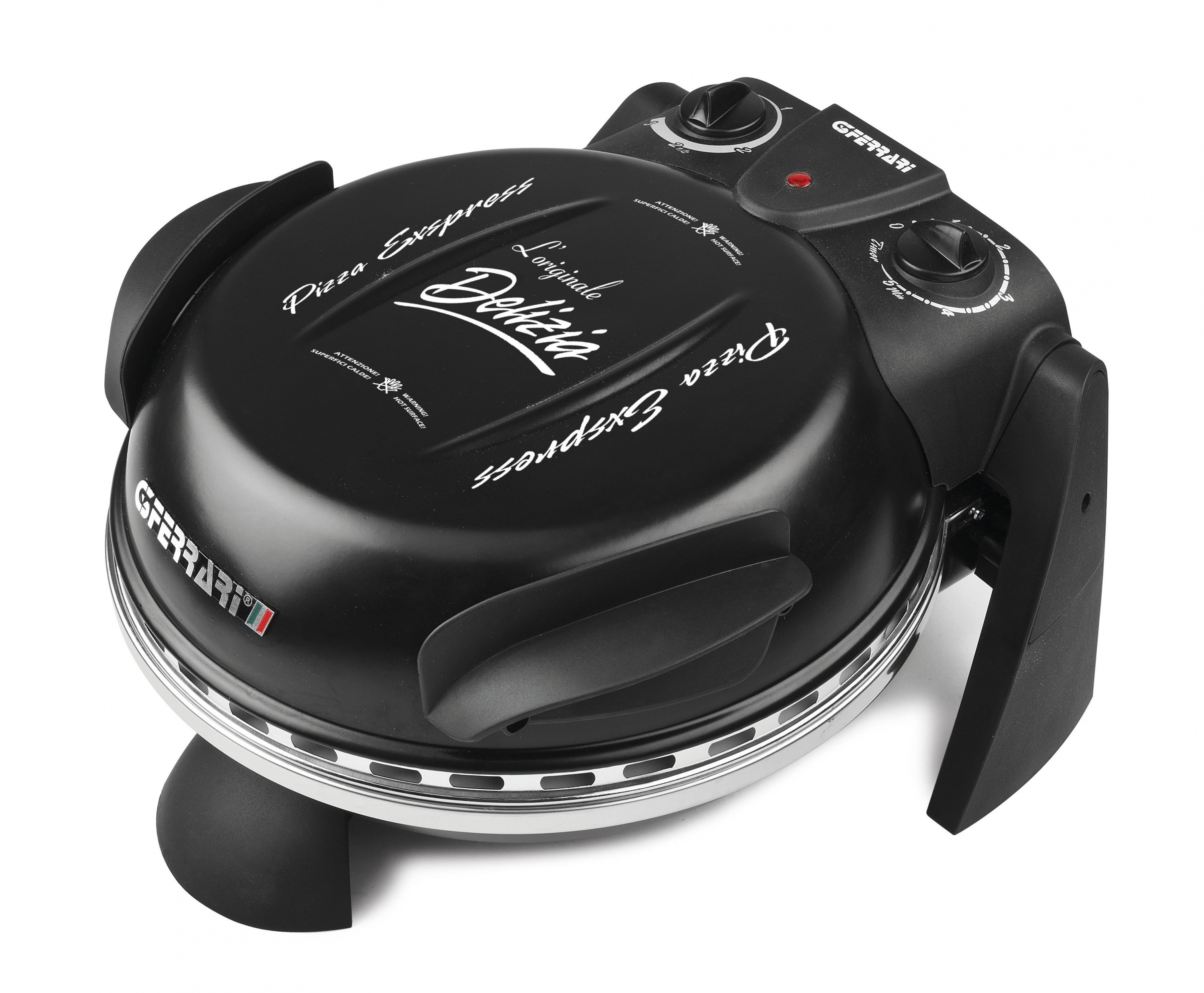 G3 Ferrari Delizia macchina e forno per pizza 1 pizza(e) 1200 W Nero -  Fornetti elettrici - Cottura cibi - Negozi Elettronica Roma - Radionovelli