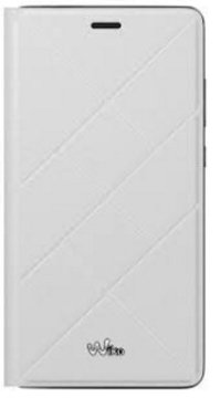 Wiko Folio Jetlines custodia per cellulare 13,2 cm (5.2") Custodia a libro Bianco