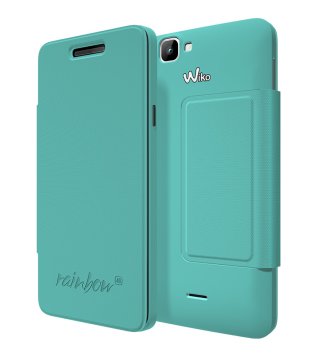 Wiko 94131 custodia per cellulare Custodia a libro Turchese