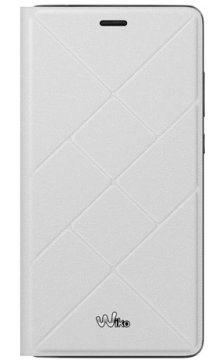 Wiko 95721 custodia per cellulare Custodia a libro Bianco