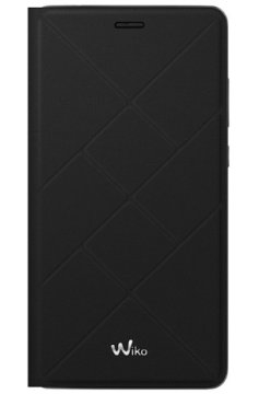 Wiko 95611 custodia per cellulare Custodia a libro Nero