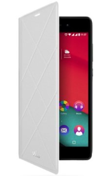 Wiko 95621 custodia per cellulare Custodia a libro Bianco