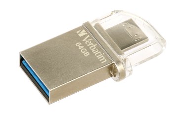 Verbatim Store 'n' Go OTG Micro unità flash USB 64 GB USB Type-A / Micro-USB 3.2 Gen 1 (3.1 Gen 1) Argento