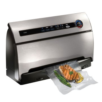 FoodSaver V3840 macchina per sottovuoto 829 mbar Nero, Stainless steel