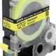 Epson Nastro Giallo per testo Nero 12/9 2