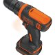 Black & Decker BDCD12-QW trapano Senza chiave Nero, Arancione 2