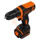 Black & Decker BDCD12-QW trapano Senza chiave Nero, Arancione 4