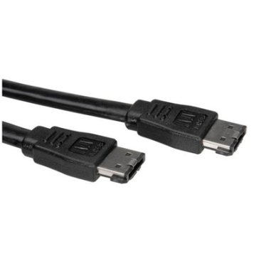 Nilox 1m eSATA cavo SATA Nero