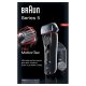Braun Series 5-5070cc Rasoio Trimmer Nero, Rosso 2